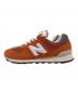 NEW BALANCE (ニューバランス) NEW BALANCE ニューバランス 574 Orange Burst オレンジ スニーカー ブラック サイズ:27.5：5000円