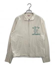 DAN RIVER（ダンリバー）の古着「DAN RIVER ダンリバー 60's スイングトップ オハイオ大学 棒タロン」｜ベージュ