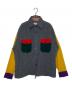 WOOLRICH（ウールリッチ）の古着「WOOLRICH ウールリッチ N.HOOLYWOOD エヌ ハリウッド CPOウールジャケット マルチ」｜グレー
