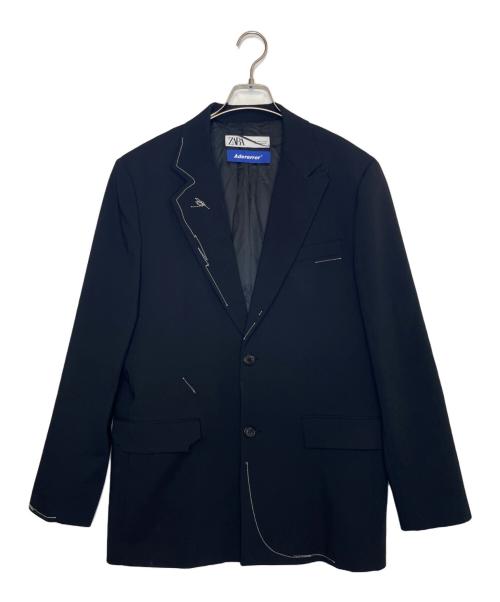 ZARA（ザラ）ZARA (ザラ) ADER error (アーダーエラー) ZARA ザラ ADER error アーダーエラー テーラードジャケット 韓国 ブラック サイズ:Mの古着・服飾アイテム