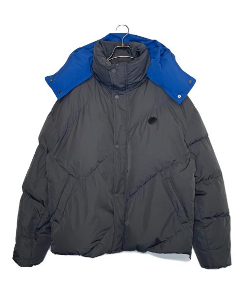 ZARA（ザラ）ZARA (ザラ) ADER error (アーダーエラー) ZARA ザラ ADER error アーダーエラー ダウンジャケット グレー×ブルー サイズ:Mの古着・服飾アイテム