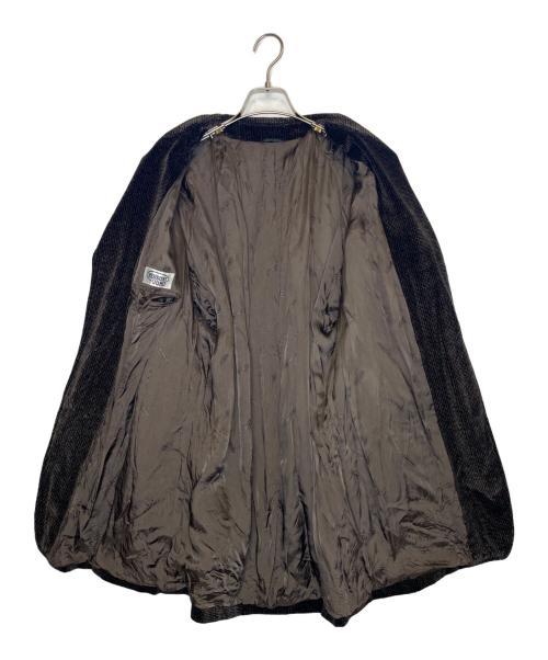 MISSONI UOMO（ミッソーニウオモ）MISSONI UOMO (ミッソーニウオモ) MISSONI UOMO ミッソーニウオモ ベロア テーラードジャケット 3ボタン ビッグシルエット ブラウン サイズ:不明の古着・服飾アイテム