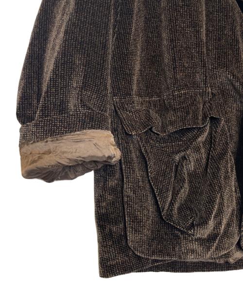 MISSONI UOMO（ミッソーニウオモ）MISSONI UOMO (ミッソーニウオモ) MISSONI UOMO ミッソーニウオモ ベロア テーラードジャケット 3ボタン ビッグシルエット ブラウン サイズ:不明の古着・服飾アイテム