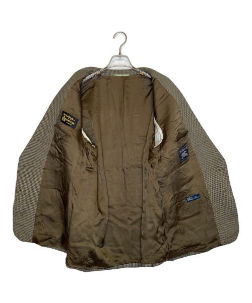 Burberry's（バーバリーズ）Burberry's (バーバリーズ) Burberry's バーバリーズ ガンクラブチェック テーラードジャケット オリーブ サイズ:talla 58 / 48の古着・服飾アイテム