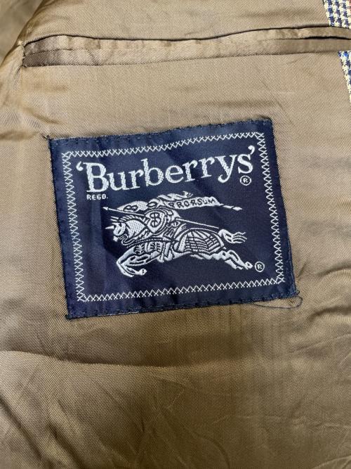 Burberry's（バーバリーズ）Burberry's (バーバリーズ) Burberry's バーバリーズ ガンクラブチェック テーラードジャケット オリーブ サイズ:talla 58 / 48の古着・服飾アイテム