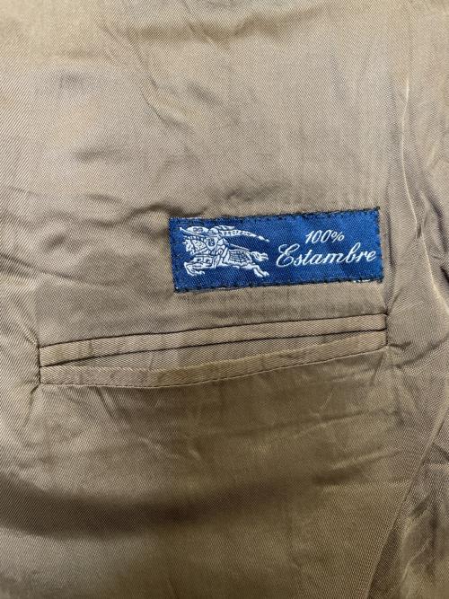 Burberry's（バーバリーズ）Burberry's (バーバリーズ) Burberry's バーバリーズ ガンクラブチェック テーラードジャケット オリーブ サイズ:talla 58 / 48の古着・服飾アイテム