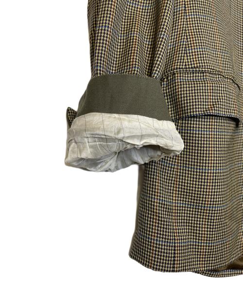 Burberry's（バーバリーズ）Burberry's (バーバリーズ) Burberry's バーバリーズ ガンクラブチェック テーラードジャケット オリーブ サイズ:talla 58 / 48の古着・服飾アイテム