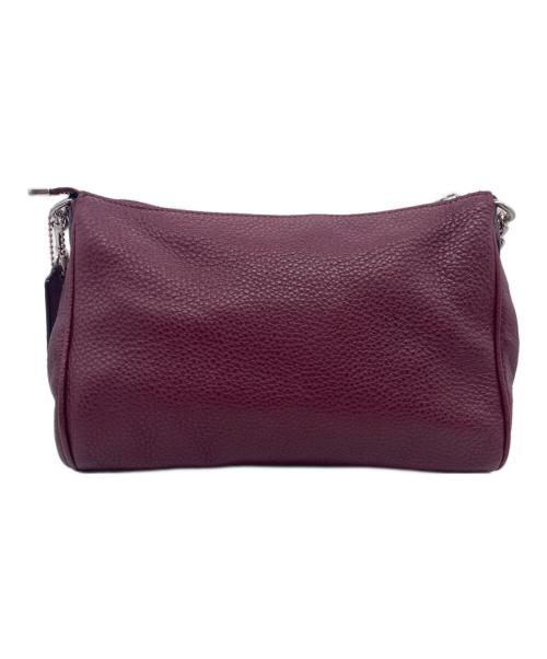 COACH（コーチ）COACH (コーチ) COACH コーチ 2WAY ハンドバッグ ペブルレザー キャリー クロスボディ F36666  パープルの古着・服飾アイテム
