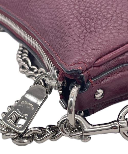 COACH（コーチ）COACH (コーチ) COACH コーチ 2WAY ハンドバッグ ペブルレザー キャリー クロスボディ F36666  パープルの古着・服飾アイテム