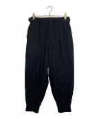 Y-3ワイスリー）の古着「Y-3 ワイスリー M CLASSIC WOOL FLANNEL CUFF PANTS フランネル ジョガーパンツ」｜ブラック