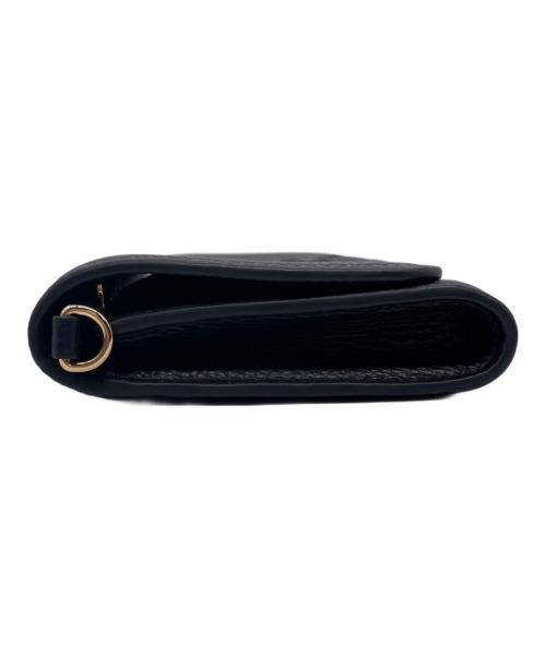 TORY BURCH（トリーバーチ）TORY BURCH (トリーバーチ) TORY BURCH トリーバーチ テア フラット ウォレット クロスボディ ショルダーウォレット 財布 ブラックの古着・服飾アイテム