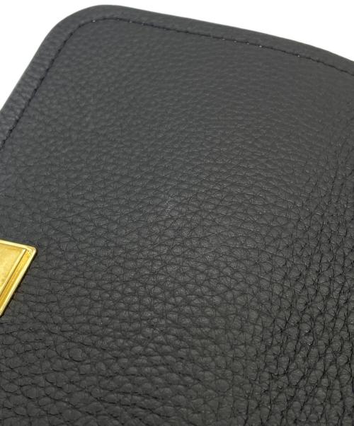 TORY BURCH（トリーバーチ）TORY BURCH (トリーバーチ) TORY BURCH トリーバーチ テア フラット ウォレット クロスボディ ショルダーウォレット 財布 ブラックの古着・服飾アイテム