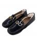 Salvatore Ferragamo（サルヴァトーレ フェラガモ）の古着「Salvatore Ferragamo サルヴァトーレ フェラガモ ガンチーニー フラットシューズ」｜ブラック