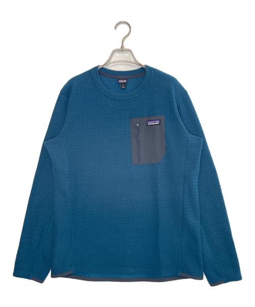 Patagonia（パタゴニア）Patagonia (パタゴニア) Patagonia パタゴニア レギュレーター R1 Air Crew R1 エア クルー フリース プルオーバー 近年モデル ブルー サイズ:Mの古着・服飾アイテム