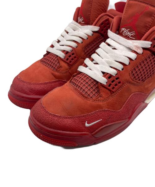 NIKE（ナイキ）NIKE AIR JORDAN Nigel Sylvester × Nike Air Jordan 4 Retro OG ナイジェル シルベスター エア ジョーダン4 レトロOG Brick By Brick レッド サイズ:27.5の古着・服飾アイテム