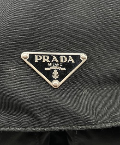 PRADA（プラダ）PRADA (プラダ) PRADA プラダ VELA 三角ロゴ ショルダーバッグ ナイロン ブラックの古着・服飾アイテム
