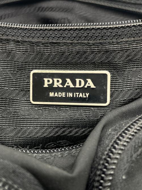 PRADA（プラダ）PRADA (プラダ) PRADA プラダ VELA 三角ロゴ ショルダーバッグ ナイロン ブラックの古着・服飾アイテム
