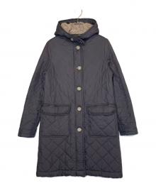 Traditional Weatherwear（トラディショナルウェザーウェア）の古着「Traditional Weatherwear トラディショナルウェザーウェア 中綿 キルティング コート 裏ボア」｜グレー