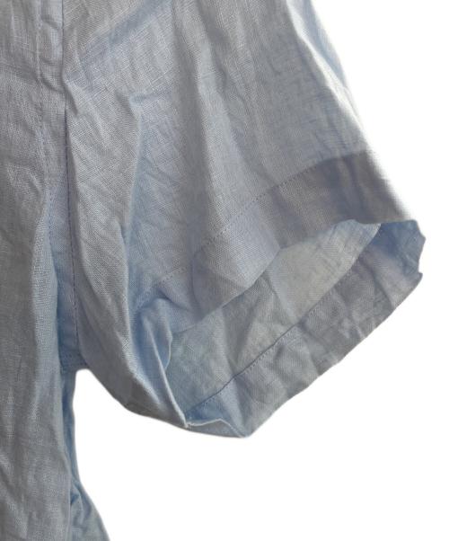 LORO PIANA（ロロピアーナ）LORO PIANA (ロロピアーナ) LORO PIANA ロロピアーナ 半袖シャツ リネン ブルー サイズ:Lの古着・服飾アイテム