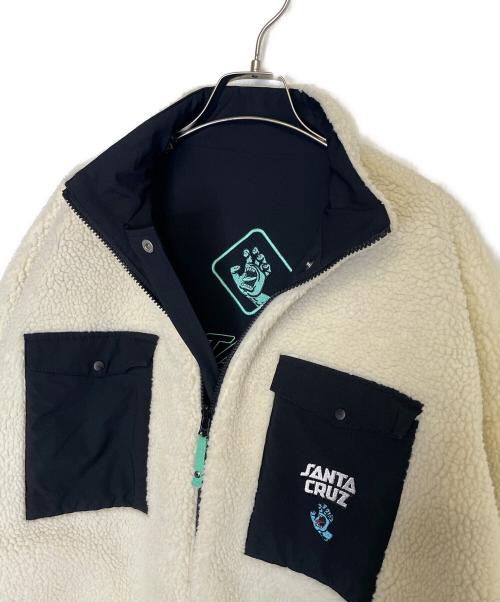 SANTA CRUZ（サンタクルーズ）SANTA CRUZ (サンタクルーズ) SANTA CRUZ サンタクルーズ ムラサキスポーツ別注 リバーシブル ボアジャケット ブラック サイズ:Mの古着・服飾アイテム