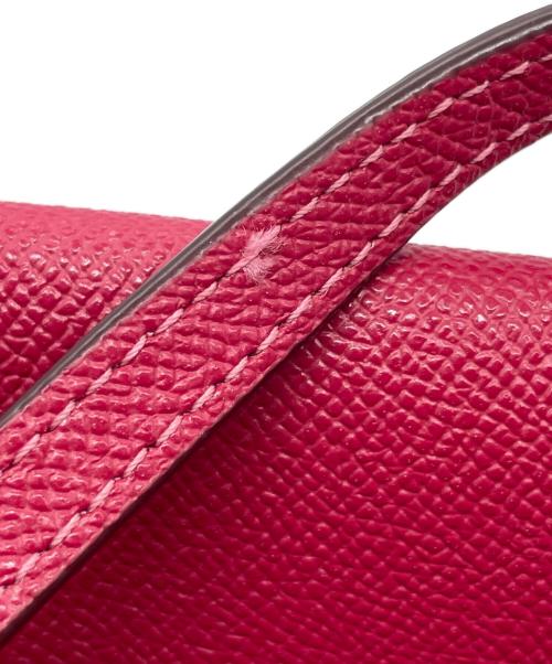 COACH（コーチ）COACH (コーチ) COACH コーチ クロスグレイン レザー ミニ シティ ジップ トートバッグ ハンドバッグ F22967 ピンク ピンクの古着・服飾アイテム