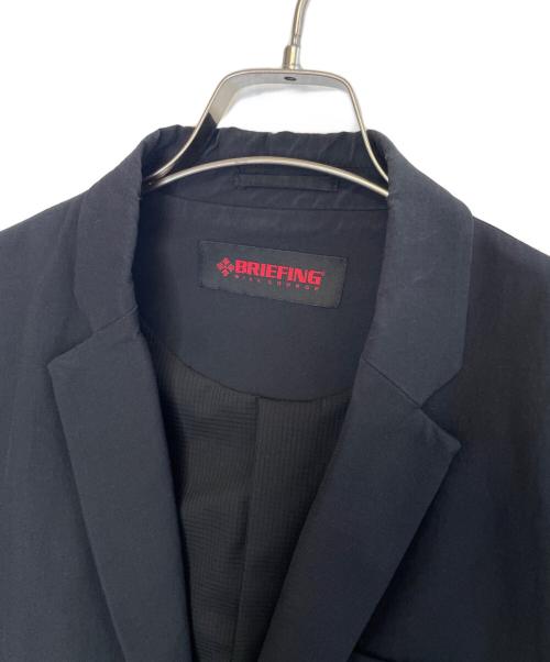 BRIEFING（ブリーフィング）BRIEFING nano・universe BRIEFING ブリーフィング WILLLOUNGE ウィルラウンジ 別注 テーラードジャケット トラベルジャケット ナイロン アンコン オフィスカジュアル ネイビー サイズ:Mの古着・服飾アイテム