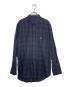 BURBERRY LONDON（バーバリーロンドン）の古着「BURBERRY LONDON バーバリーロンドン 長袖シャツ チェックシャツ ノバチェック ネイビー 香港製 騎士マーク」｜ブラック
