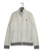BURBERRY BLACK LABELバーバリーブラックレーベル）の古着「BURBERRY BLACK LABEL バーバリーブラックレーベル ジャージ トラックジャケット」｜ホワイト
