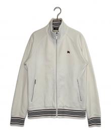 BURBERRY BLACK LABEL（バーバリーブラックレーベル）の古着「BURBERRY BLACK LABEL バーバリーブラックレーベル ジャージ トラックジャケット 」｜ホワイト