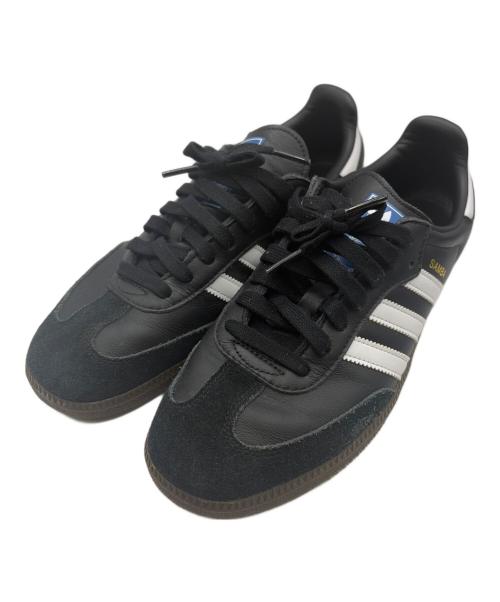 adidas（アディダス）adidas (アディダス) SAMBA ブラック×ゴールド サイズ:27の古着・服飾アイテム