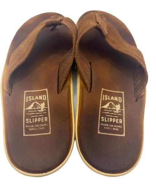 ISLAND SLIPPER（アイランドスリッパ）ISLAND SLIPPER (アイランドスリッパ) ビーチサンダル ブラウン サイズ:8の古着・服飾アイテム