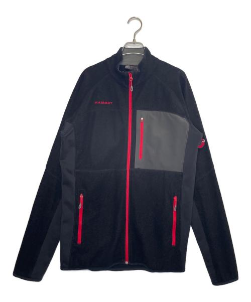 MAMMUT（マムート）MAMMUT (マムート) MAMMUT マムート Thermal Wool Fleece Jacket サーマル ウール フリースジャケット ブラック×レッド サイズ:XLの古着・服飾アイテム