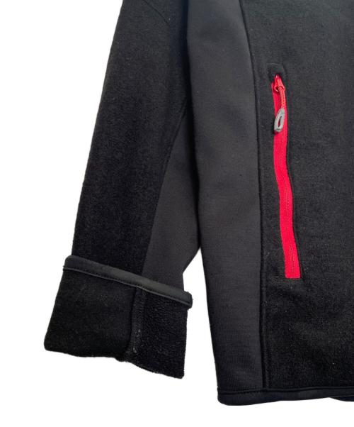 MAMMUT（マムート）MAMMUT (マムート) MAMMUT マムート Thermal Wool Fleece Jacket サーマル ウール フリースジャケット ブラック×レッド サイズ:XLの古着・服飾アイテム