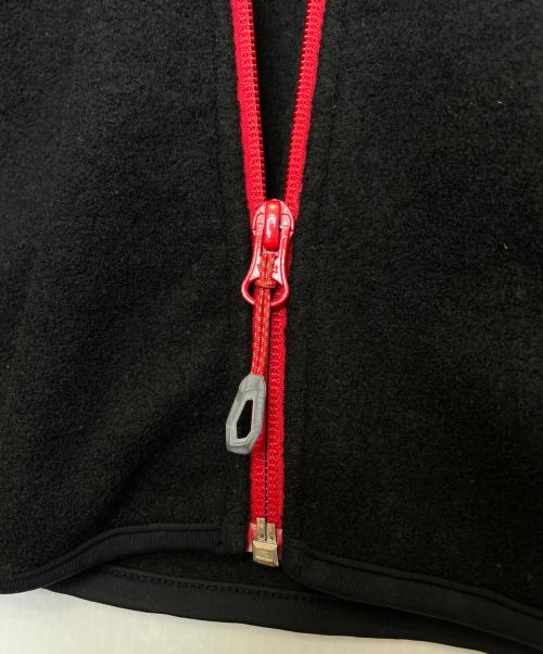 MAMMUT（マムート）MAMMUT (マムート) MAMMUT マムート Thermal Wool Fleece Jacket サーマル ウール フリースジャケット ブラック×レッド サイズ:XLの古着・服飾アイテム