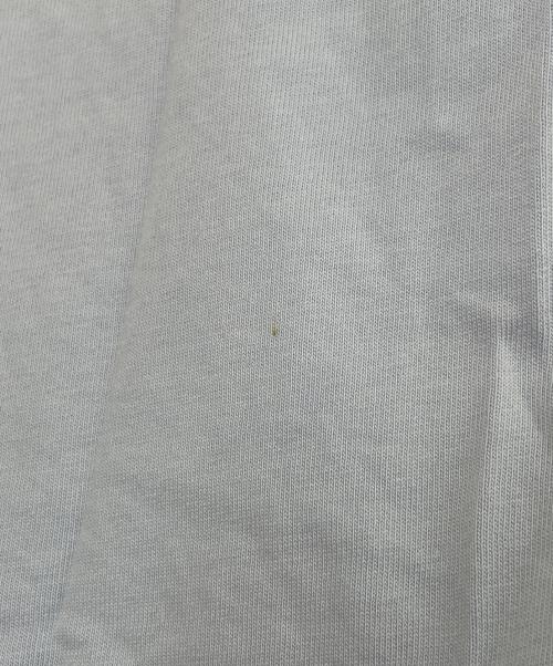 ami（アミ）ami (アミ) ami アミ ハートロゴ 刺繍 半袖Tシャツ ブルー スカイブルー サイズ:Sの古着・服飾アイテム