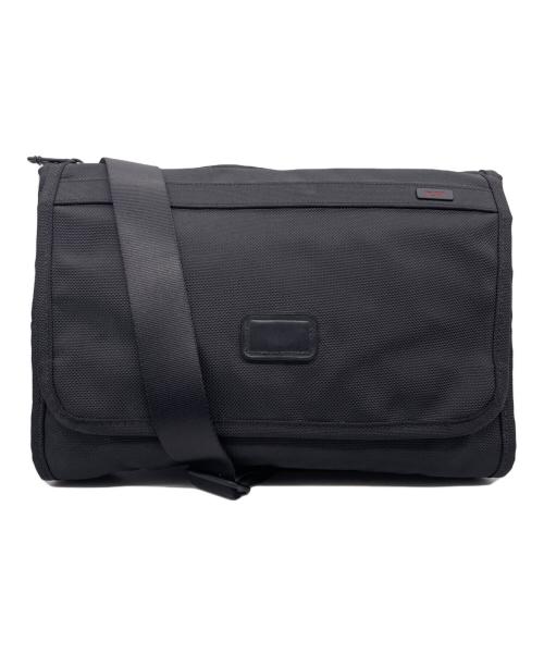 TUMI（トゥミ）TUMI (トゥミ) TUMI トゥミ Alpha Ballistic Travel Flap Zip Crossbody ショルダーバッグ ビジネスバッグ ブラックの古着・服飾アイテム