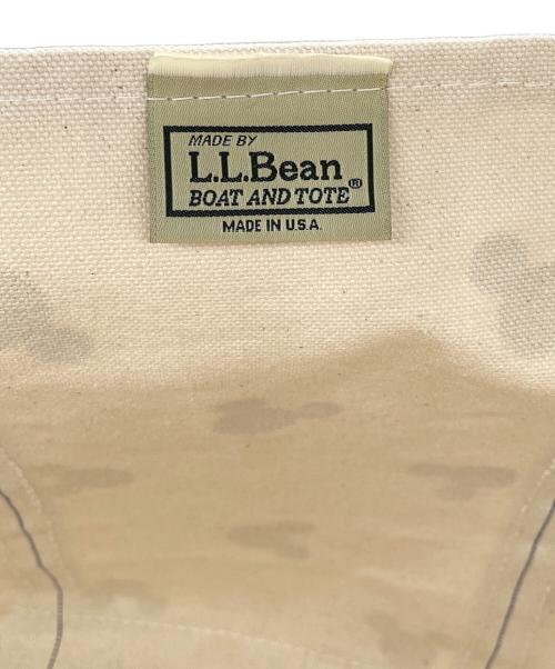 DISNEY（ディズニー）DISNEY L.L.Bean (エルエルビーン) L.L.Bean Disney エルエルビーン ディズニー BOAT AND TOTE ボートアンドトート キャンバストートバッグ 東京ディズニーリゾート30周年記念品 ベージュ×ブラックの古着・服飾アイテム