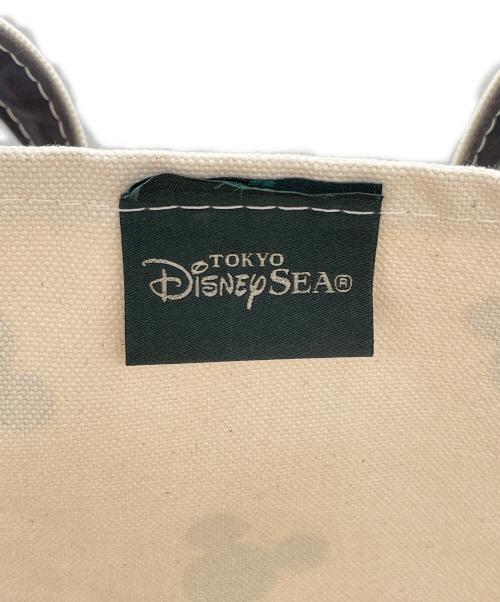 DISNEY（ディズニー）DISNEY L.L.Bean (エルエルビーン) L.L.Bean Disney エルエルビーン ディズニー BOAT AND TOTE ボートアンドトート キャンバストートバッグ 東京ディズニーリゾート30周年記念品 ベージュ×ブラックの古着・服飾アイテム