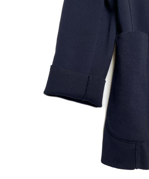 LARDINI（ラルディーニ）LARDINI (ラルディーニ) LARDINI ラルディーニ ニット テーラードジャケット  ネイビー サイズ:Sの古着・服飾アイテム