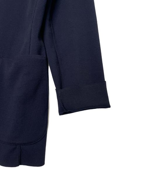 LARDINI（ラルディーニ）LARDINI (ラルディーニ) LARDINI ラルディーニ ニット テーラードジャケット  ネイビー サイズ:Sの古着・服飾アイテム