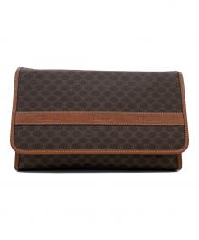 CELINE（セリーヌ）の古着「CELINE セリーヌ マカダム柄 ロゴ型押し M06 ショルダーバッグ」