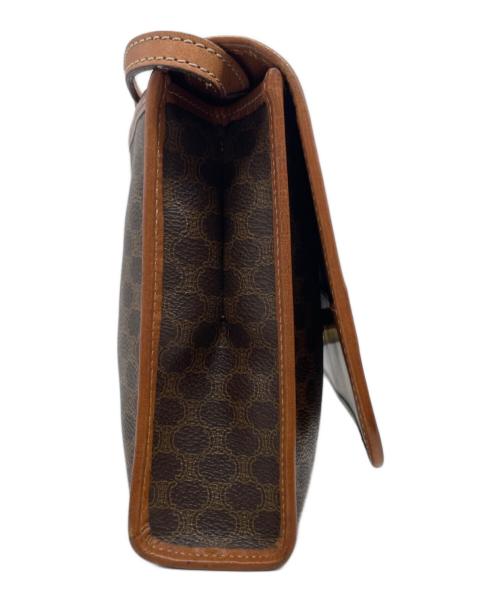 CELINE（セリーヌ）CELINE (セリーヌ) CELINE セリーヌ マカダム柄 ロゴ型押し M06 ショルダーバッグの古着・服飾アイテム