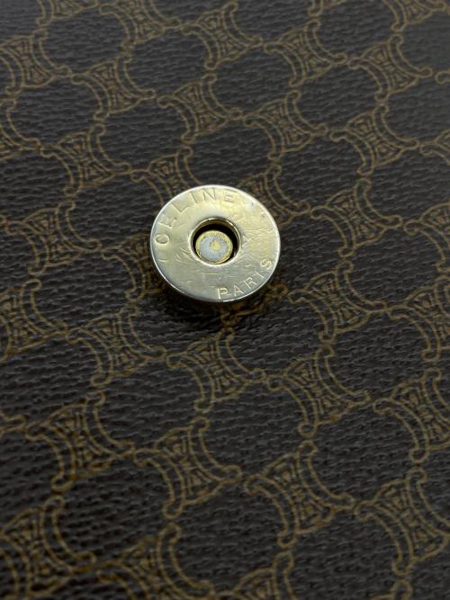 CELINE（セリーヌ）CELINE (セリーヌ) CELINE セリーヌ マカダム柄 ロゴ型押し M06 ショルダーバッグの古着・服飾アイテム