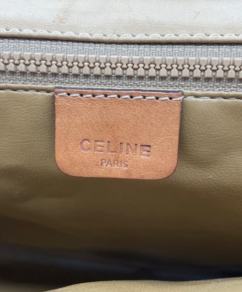CELINE（セリーヌ）CELINE (セリーヌ) CELINE セリーヌ マカダム柄 ロゴ型押し M06 ショルダーバッグの古着・服飾アイテム