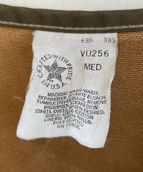 CarHartt（カーハート）CarHartt (カーハート) CarHartt カーハート 90's ハンティングベスト アメリカ製  ベージュ サイズ:MEDの古着・服飾アイテム