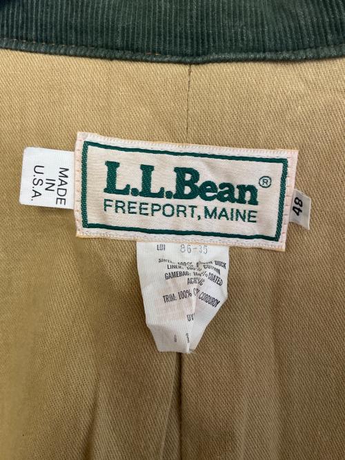 L.L.Bean（エルエルビーン）L.L.Bean (エルエルビーン) L.L.Bean エルエルビーン 80's ダック ハンティングジャケット カーキ×グリーン サイズ: 48の古着・服飾アイテム