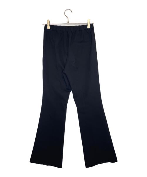 Spick and Span（スピック＆スパン）Spick and Span (スピック＆スパン) Spick and Span スピック＆スパン イージーストレートパンツ スラックス フレア ブラック サイズ:34の古着・服飾アイテム