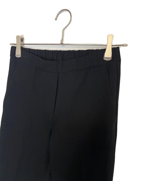 Spick and Span（スピック＆スパン）Spick and Span (スピック＆スパン) Spick and Span スピック＆スパン イージーストレートパンツ スラックス フレア ブラック サイズ:34の古着・服飾アイテム