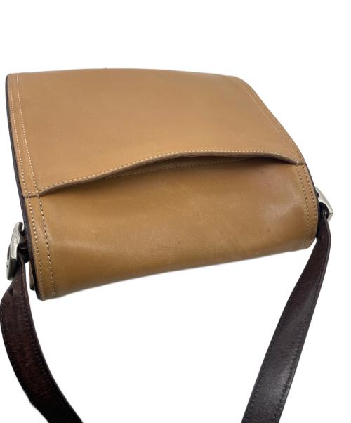 COACH（コーチ）COACH (コーチ) COACH コーチ オールドコーチ レザーフラップ スクエア ショルダーバッグ 6147  カーキの古着・服飾アイテム
