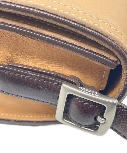 COACH（コーチ）COACH (コーチ) COACH コーチ オールドコーチ レザーフラップ スクエア ショルダーバッグ 6147  カーキの古着・服飾アイテム